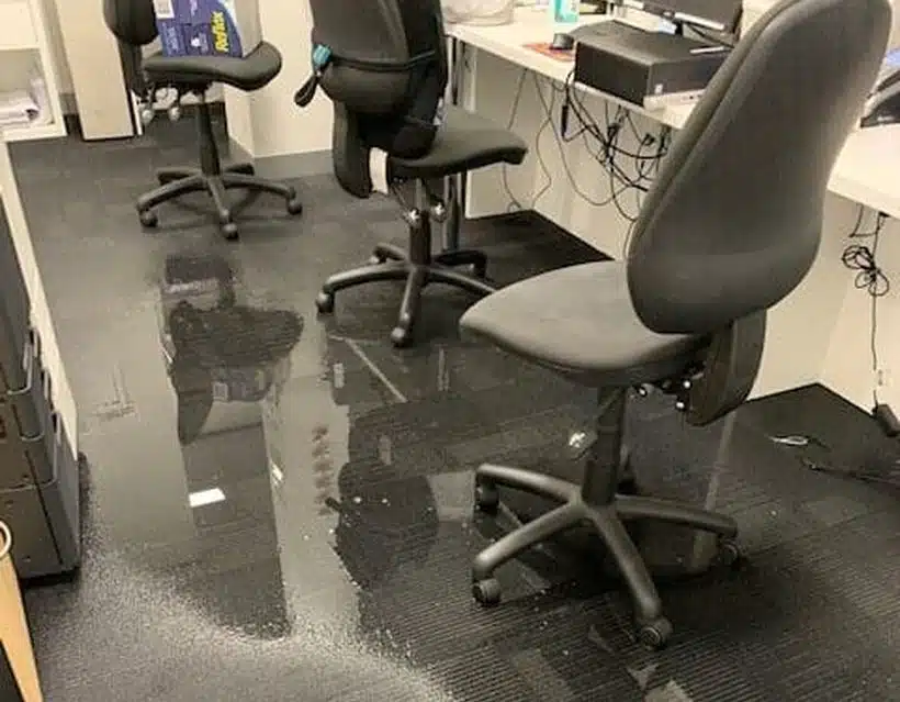 Flooded Carpet Medical Center